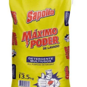 Detergente en Polvo Sapolio Profesional 13.5kg